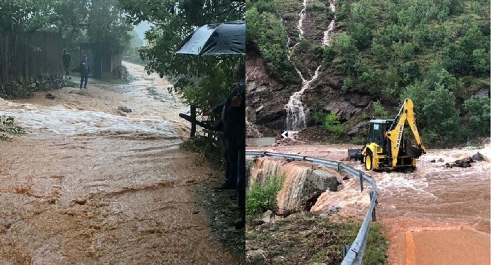 Moti i keq ne te gjithe vendin, rrebeshe e permbytje ne Tropoje